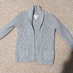 Cozy Cable Knit Gray Sweater